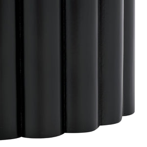 Safavieh Monka Round End Table – Modern Minimalist Mdf Table Perfect For Small Spaces And Stylish Decor Black ACC2304B