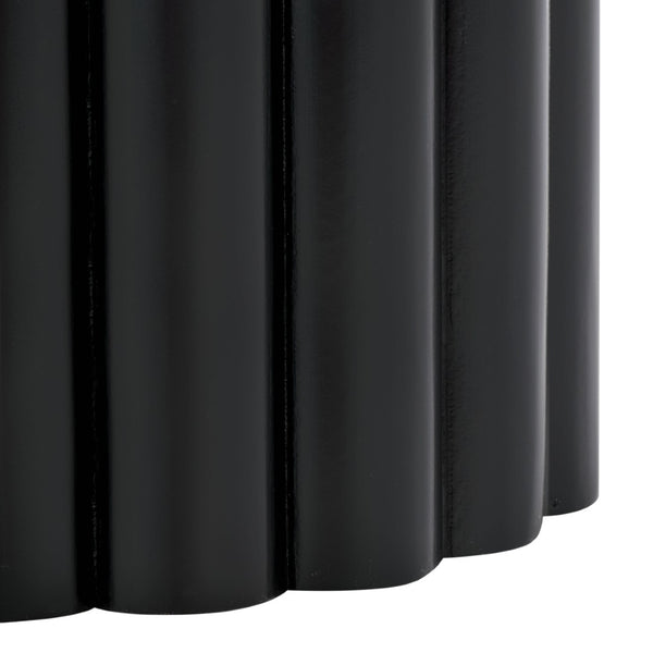 Safavieh Monka Round End Table – Modern Minimalist Mdf Table Perfect For Small Spaces And Stylish Decor Black ACC2304B