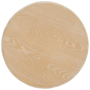 Safavieh Monka Round End Table – Modern Minimalist Mdf Table Perfect For Small Spaces And Stylish Decor Bleached White 2 ACC2304C
