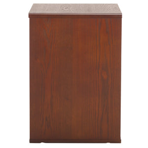 Safavieh Aeon End Table - Elevate Your Space With Sophisticated Elegance And Timeless Wooden Craftsmanship Walnut Wood Acc2306a