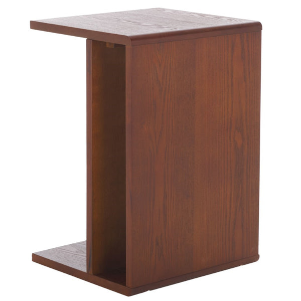 Safavieh Aeon End Table - Elevate Your Space With Sophisticated Elegance And Timeless Wooden Craftsmanship Walnut Wood Acc2306a
