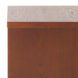 Safavieh Aeon End Table - Elevate Your Space With Sophisticated Elegance And Timeless Wooden Craftsmanship Walnut Wood Acc2306a