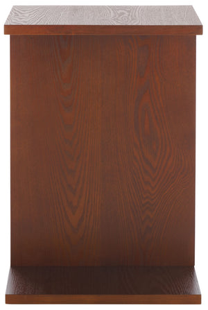 Safavieh Aeon End Table - Elevate Your Space With Sophisticated Elegance And Timeless Wooden Craftsmanship Walnut Wood Acc2306a