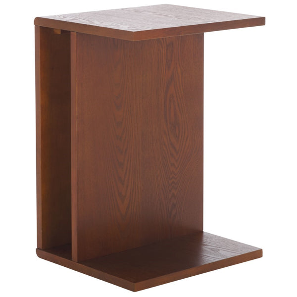 Safavieh Aeon End Table - Elevate Your Space With Sophisticated Elegance And Timeless Wooden Craftsmanship Walnut Wood Acc2306a