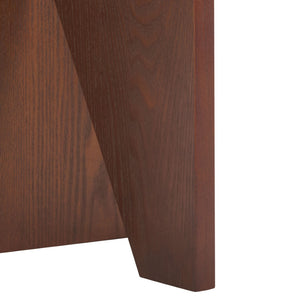 Safavieh Barashi Round End Table - Timeless Accent Piece With Compact Design For Living Room Or Bedroom Use Confirmed Walnut ACC2307A