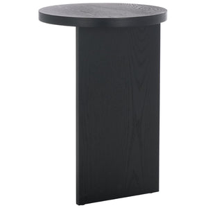 Safavieh Barashi Round End Table - Timeless Accent Piece With Compact Design For Living Room Or Bedroom Use Black ACC2307B