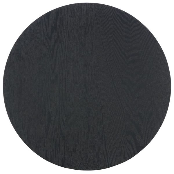 Safavieh Barashi Round End Table - Timeless Accent Piece With Compact Design For Living Room Or Bedroom Use Black ACC2307B