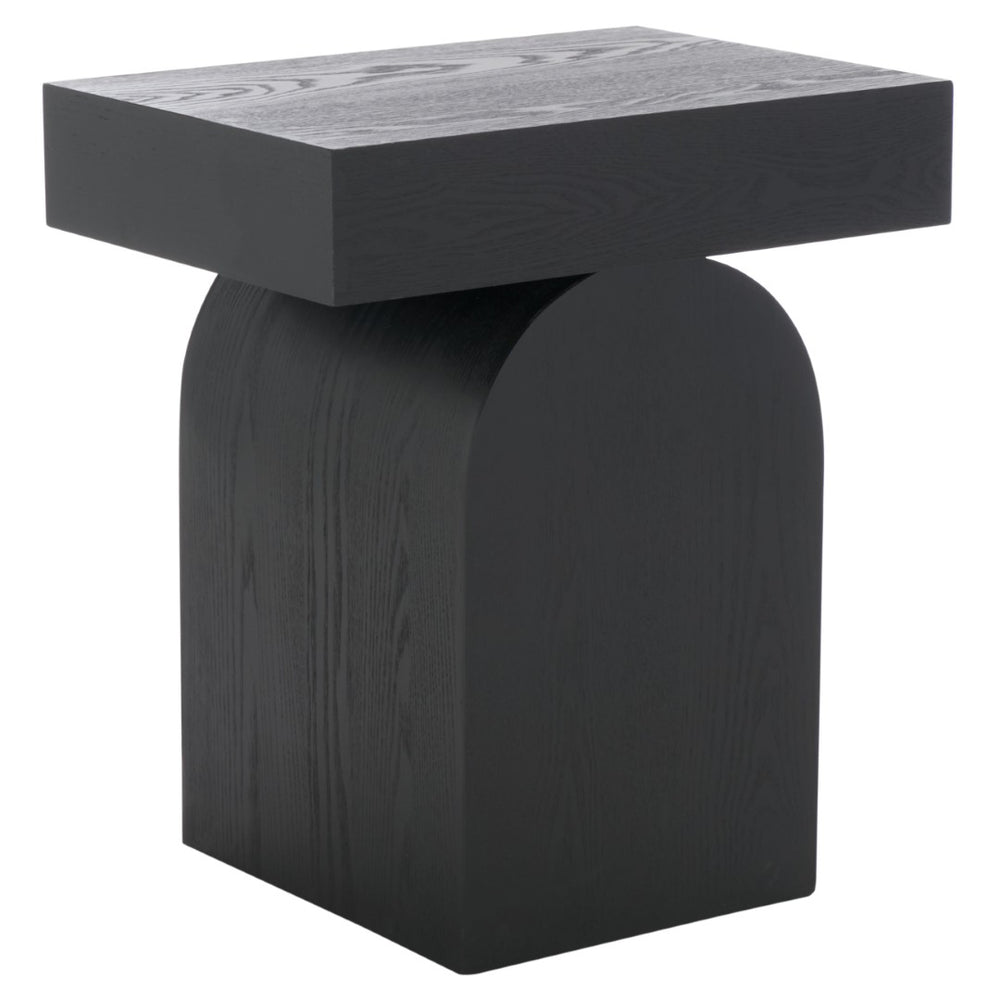 Safavieh Baraki End Table - Modern Minimalist Accent For Living Room, Bedroom, Or Entryway With Durable Build Black ACC2308A