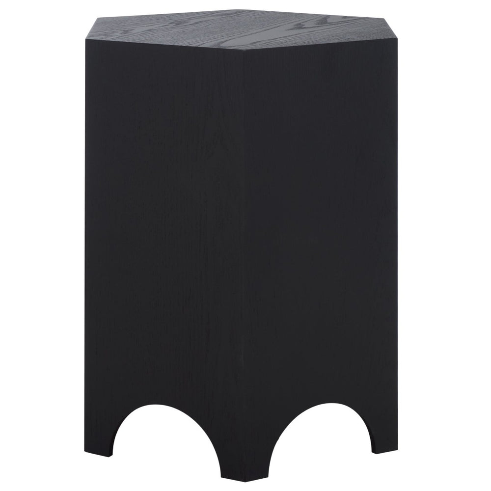 Safavieh Barahan End Table – Stylish Accent Piece For Modern Living Rooms, Compact Design, And Durable Finish Black ACC2309A