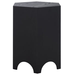 Safavieh Barahan End Table – Stylish Accent Piece For Modern Living Rooms, Compact Design, And Durable Finish Black ACC2309A