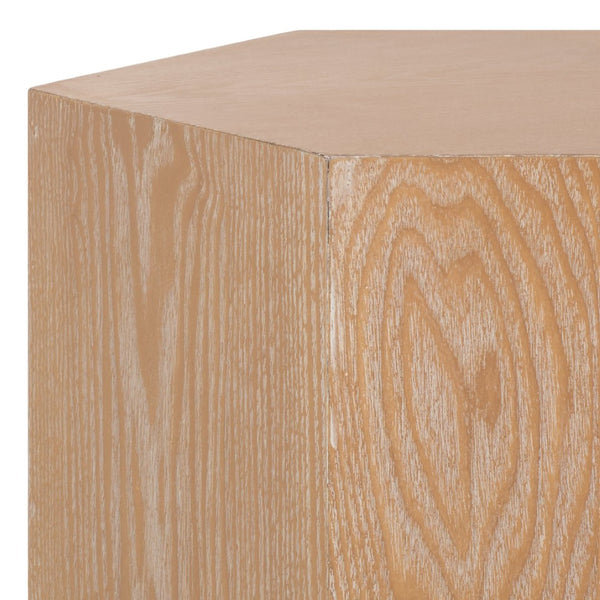 Safavieh Barahan End Table – Stylish Accent Piece For Modern Living Rooms, Compact Design, And Durable Finish Bleached White 2 ACC2309C