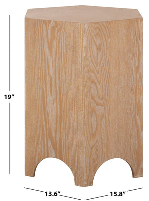 Safavieh Barahan End Table – Stylish Accent Piece For Modern Living Rooms, Compact Design, And Durable Finish Bleached White 2 ACC2309C