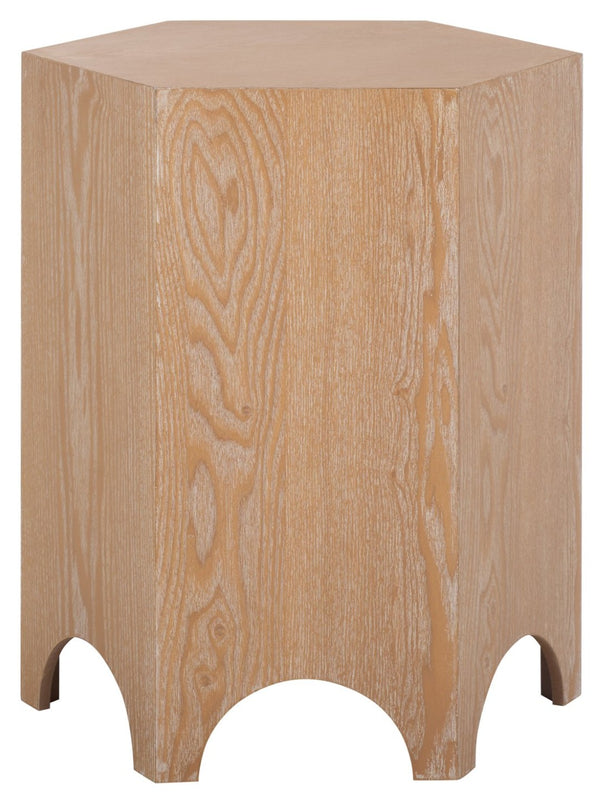 Safavieh Barahan End Table – Stylish Accent Piece For Modern Living Rooms, Compact Design, And Durable Finish Bleached White 2 ACC2309C