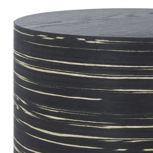 Safavieh Bahan Round End Table - Sleek Black Handcrafted Accent For Small Spaces & Modern Decor Solutions ACC2311A