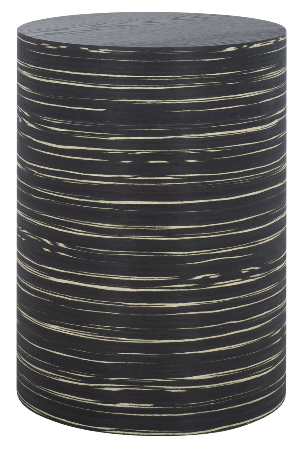 Safavieh Bahan Round End Table - Sleek Black Handcrafted Accent For Small Spaces & Modern Decor Solutions ACC2311A
