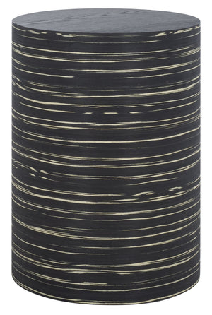 Safavieh Bahan Round End Table - Sleek Black Handcrafted Accent For Small Spaces & Modern Decor Solutions ACC2311A