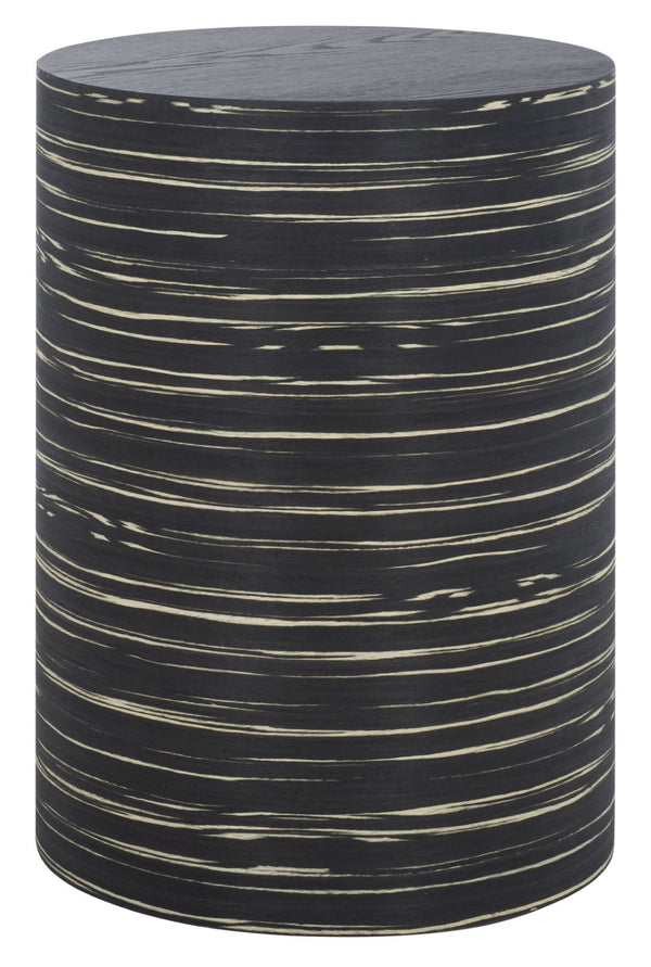 Safavieh Bahan Round End Table - Sleek Black Handcrafted Accent For Small Spaces & Modern Decor Solutions ACC2311A