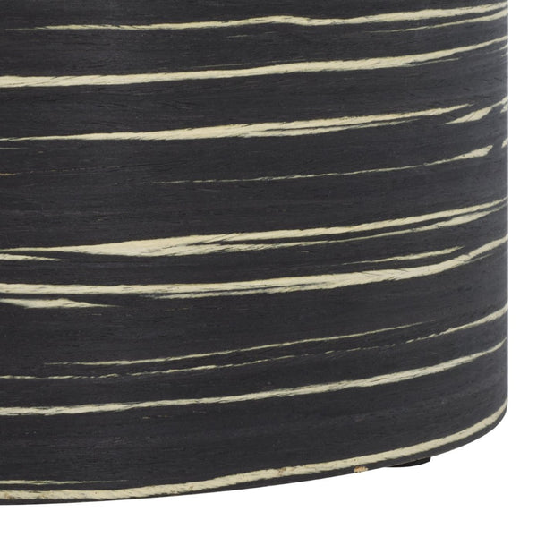 Safavieh Bahan Round End Table - Sleek Black Handcrafted Accent For Small Spaces & Modern Decor Solutions ACC2311A
