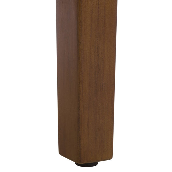 Safavieh Raki Compact End Table With Rope-Woven Shelf - Modern Accent Piece For Living Room And Bedroom Confirmed Walnut In Woven Shelf ACC2312A