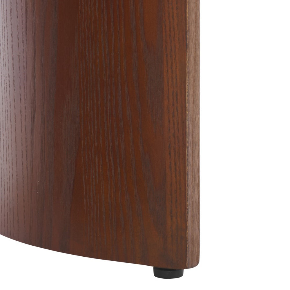 Safavieh Alanka Round End Table – Elevate Your Living Space With Stylish Design And Sturdy Craftsmanship Walnut Wood Acc2314a