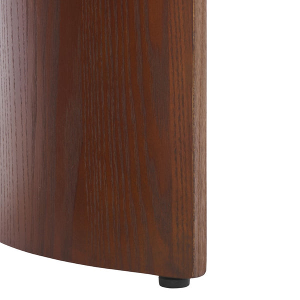 Safavieh Alanka Round End Table – Elevate Your Living Space With Stylish Design And Sturdy Craftsmanship Walnut Wood Acc2314a