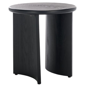 Safavieh Alanka Round End Table – Elevate Your Living Space With Stylish Design And Sturdy Craftsmanship Black Wood Acc2314b