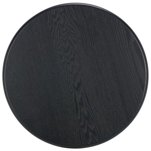 Safavieh Alanka Round End Table – Elevate Your Living Space With Stylish Design And Sturdy Craftsmanship Black Wood Acc2314b