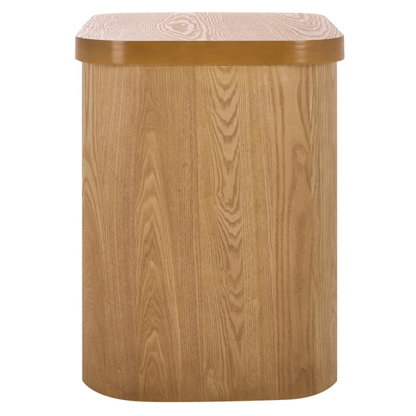 Safavieh Ahani End Table – Exquisite Wood Design With Rustic Charm For Stylish Home Decor And Durability Natural Wood Acc2315a