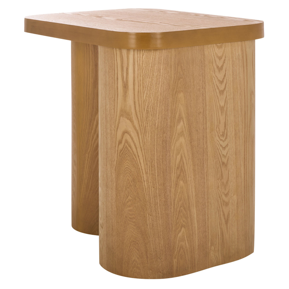 Safavieh Ahani End Table – Exquisite Wood Design With Rustic Charm For Stylish Home Decor And Durability Natural Wood Acc2315a