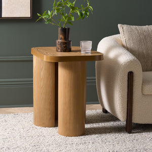 Safavieh Ahani End Table – Exquisite Wood Design With Rustic Charm For Stylish Home Decor And Durability Natural Wood Acc2315a