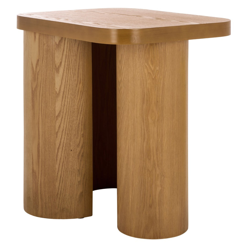 Safavieh Ahani End Table - Elegant Wood Accent Piece For Living Room, Bedroom Or Entryway - Compact & Durable Natural ACC2315A