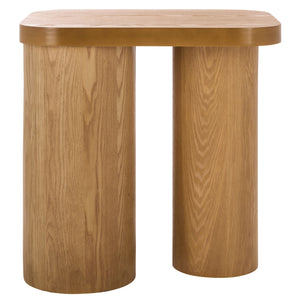 Safavieh Ahani End Table – Exquisite Wood Design With Rustic Charm For Stylish Home Decor And Durability Natural Wood Acc2315a