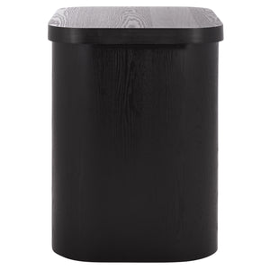 Safavieh Ahani End Table – Exquisite Wood Design With Rustic Charm For Stylish Home Decor And Durability Black Wood Acc2315b