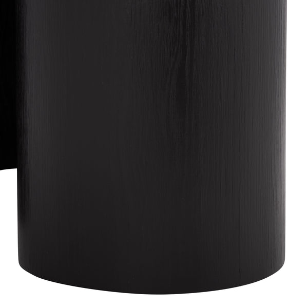 Safavieh Ahani End Table – Exquisite Wood Design With Rustic Charm For Stylish Home Decor And Durability Black Wood Acc2315b