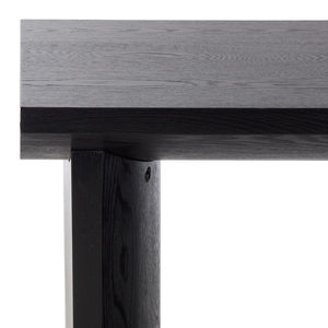 Safavieh Bara End Table - Timeless Walnut Accent For Living Spaces With Durable Design And Elegant Functionality Black ACC2316B