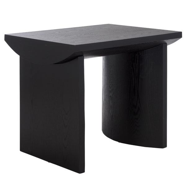 Safavieh Bara End Table - Timeless Walnut Accent For Living Spaces With Durable Design And Elegant Functionality Black ACC2316B