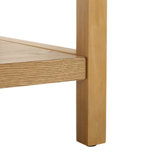 Safavieh Omara Coffee Table With Shelf - Stylish And Durable Living Room Centerpiece For Effortless Decor Natural Wood Acc2319a