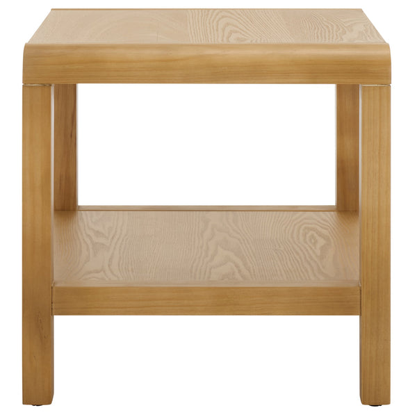 Safavieh Omara Coffee Table With Shelf - Stylish And Durable Living Room Centerpiece For Effortless Decor Natural Wood Acc2319a