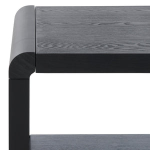 Safavieh Omara 1 Shelf Side Table - Versatile Accent Piece For Living Rooms, Bedrooms, And Entryways Black ACC2319C