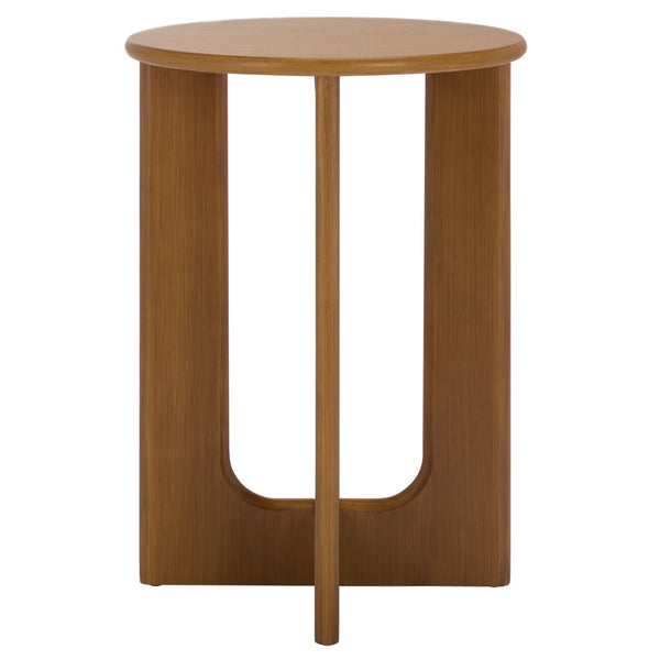 Safavieh Ashanka End Table – Stylish Compact Accent Table For Living Rooms, Bedrooms, And Office Spaces Walnut ACC2320A