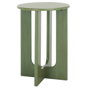 Safavieh Ashanka End Table - Stylish And Functional Accent Piece To Enhance Your Living Space Decor Today! Green Wood Acc2320b