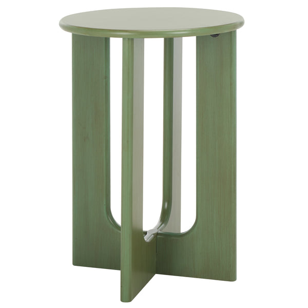 Safavieh Ashanka End Table - Stylish And Functional Accent Piece To Enhance Your Living Space Decor Today! Green Wood Acc2320b