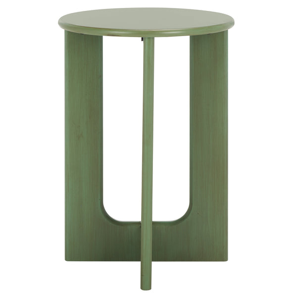 Safavieh Ashanka End Table - Stylish And Functional Accent Piece To Enhance Your Living Space Decor Today! Green Wood Acc2320b