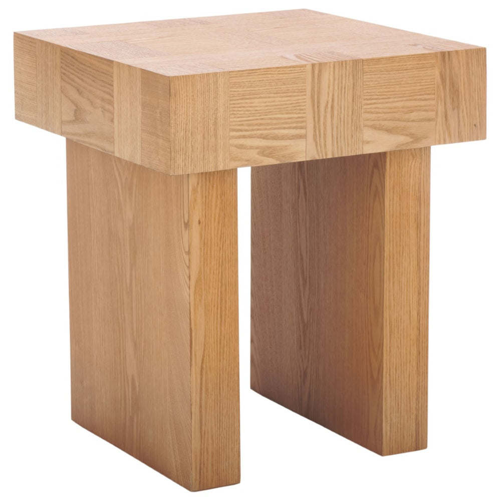 Safavieh Famoni End Table - Rustic Elegance Meets Versatile Functionality For Any Living Space Or Bedroom Natural ACC2321A