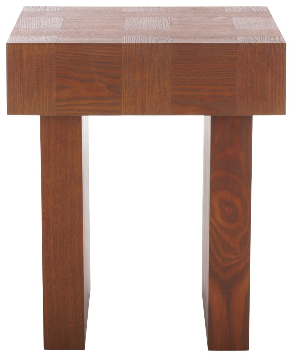 Safavieh Famoni End Table - Elegant Wood Design For Every Room, Perfect Blend Of Style And Functionality Walnut Wood Acc2321b