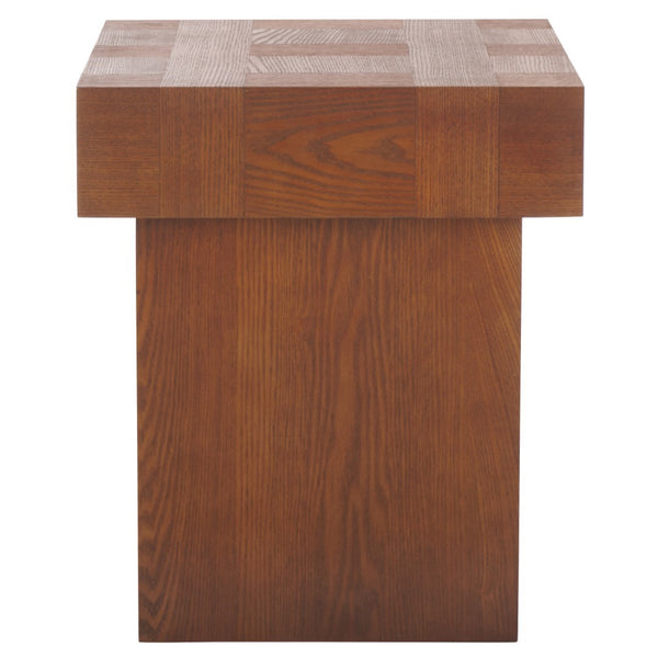 Safavieh Famoni End Table - Elegant Wood Design For Every Room, Perfect Blend Of Style And Functionality Walnut Wood Acc2321b