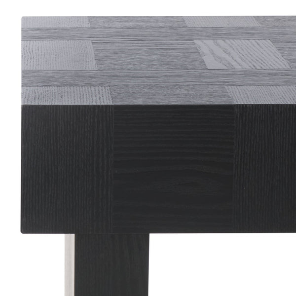 Safavieh Famoni End Table - Elegant Wood Design For Every Room, Perfect Blend Of Style And Functionality Black Wood Acc2321c