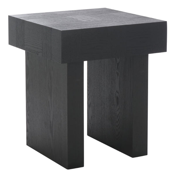Safavieh Famoni End Table - Elegant Wood Design For Every Room, Perfect Blend Of Style And Functionality Black Wood Acc2321c