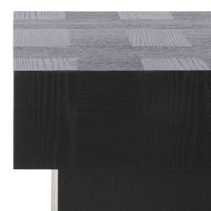 Safavieh Hamona End Table - Timeless Rustic Charm For Living Rooms, Bedrooms, And Accent Spaces Black ACC2322C