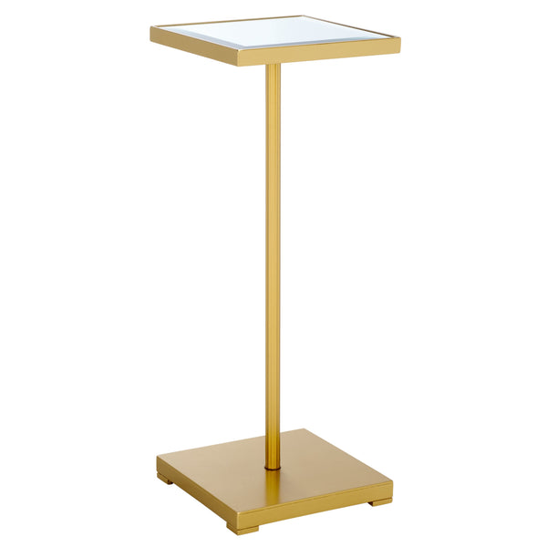 Safavieh Paku Square Side Table - Elegant Gold & Mirror Design, Stylish Metal Frame For Luxurious Living Spaces Gold ,Mirror Metal Acc2324a